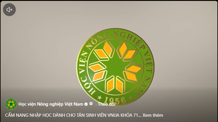CẨM NANG NHẬP HỌC DÀNH CHO TÂN SINH VIÊN VNUA KHÓA 71